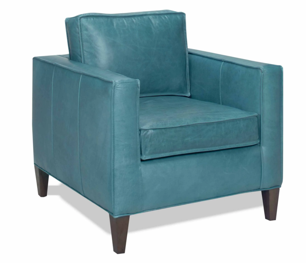 Leather Club Chair Removable Cushions