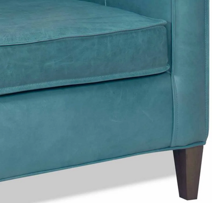 Leather Club Chair Removable Cushions