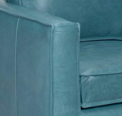 Leather Club Chair Removable Cushions