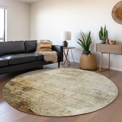 LOOMLAN Rugs Tekstura Ivory Washable Indoor-Outdoor Rug