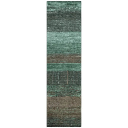 LOOMLAN Rugs Tembira Teal Washable Indoor-Outdoor Rug