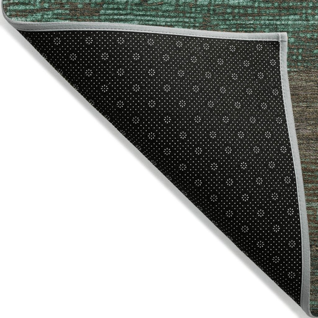 LOOMLAN Rugs Tembira Teal Washable Indoor-Outdoor Rug
