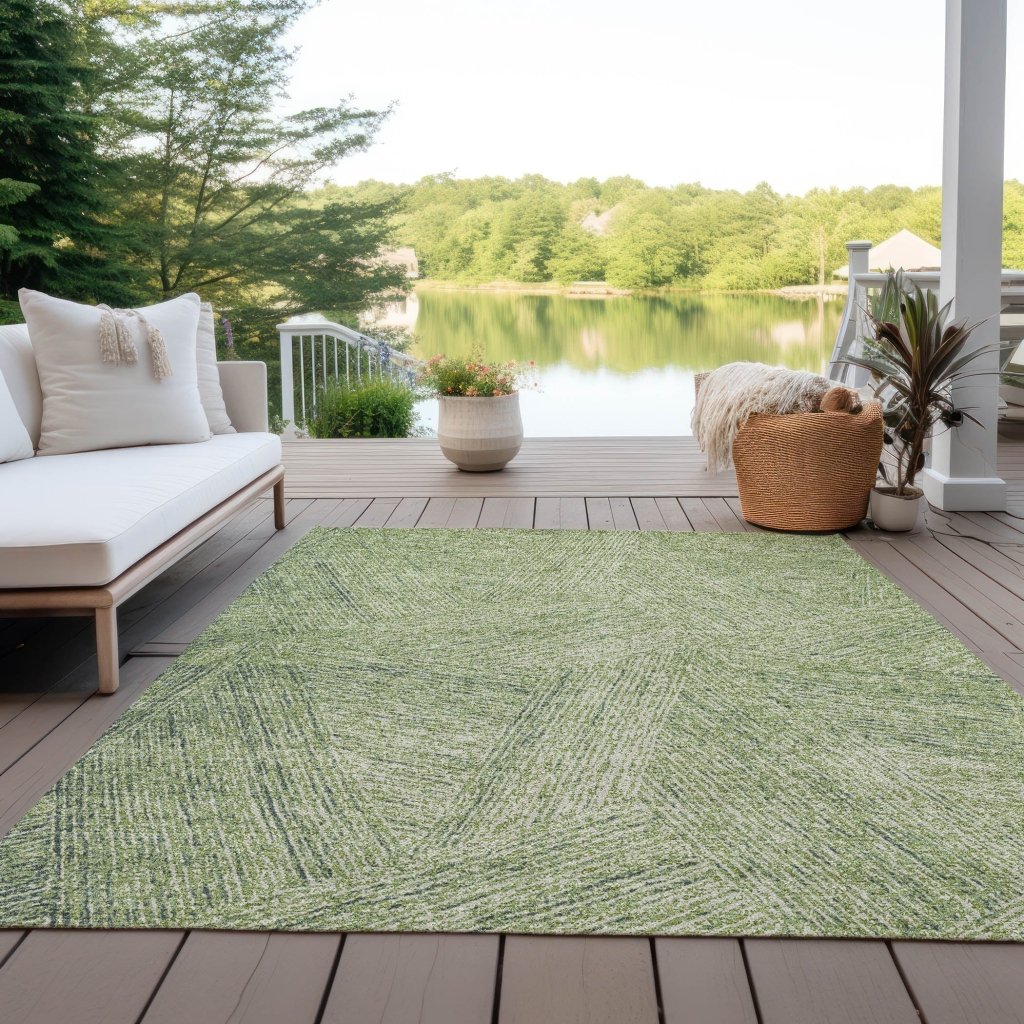 LOOMLAN Rugs Terra Aloe Washable Indoor-Outdoor Rug