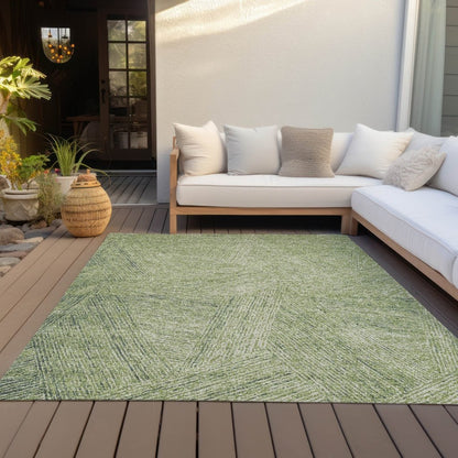 LOOMLAN Rugs Terra Aloe Washable Indoor-Outdoor Rug