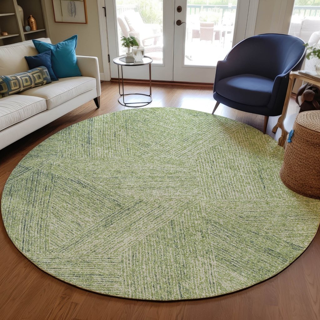 LOOMLAN Rugs Terra Aloe Washable Indoor-Outdoor Rug