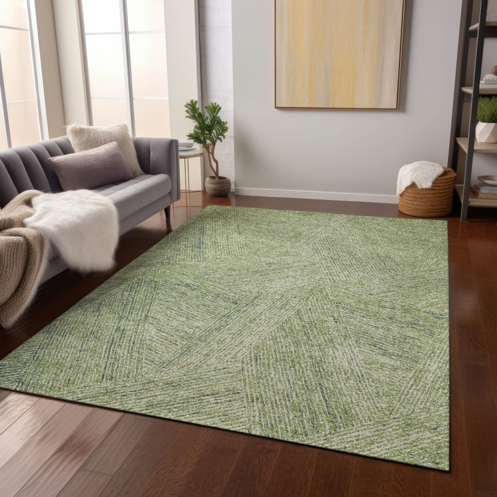 LOOMLAN Rugs Terra Aloe Washable Indoor-Outdoor Rug