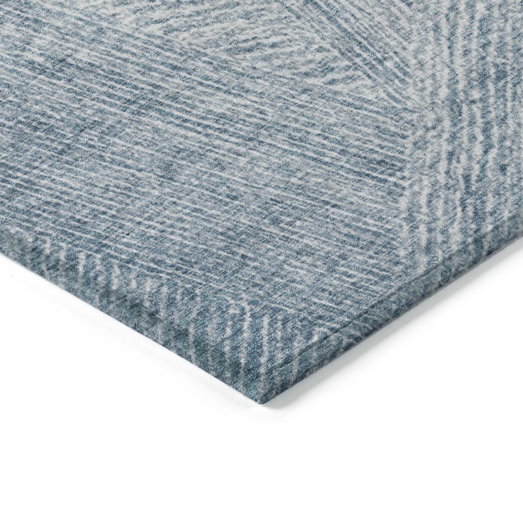 LOOMLAN Rugs Terra Blue Washable Indoor-Outdoor Rug