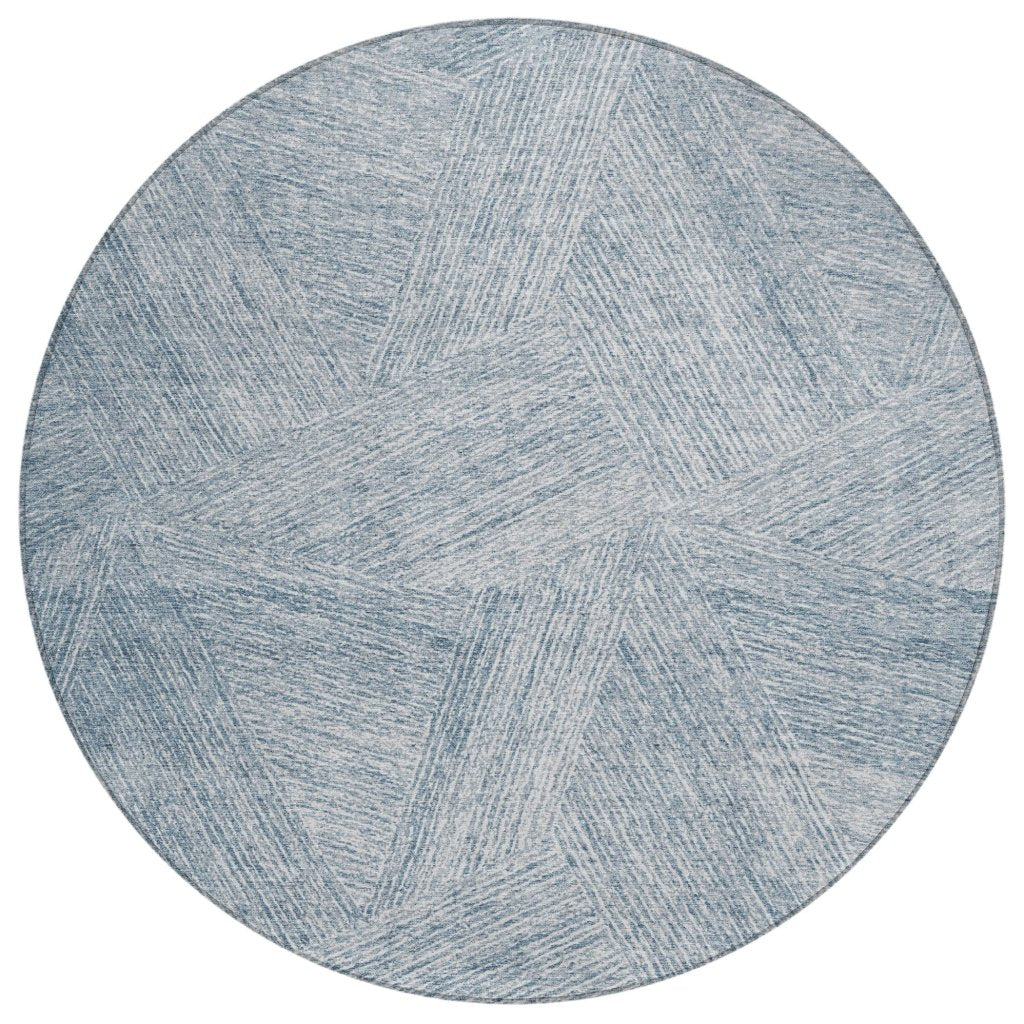 LOOMLAN Rugs Terra Blue Washable Indoor-Outdoor Rug