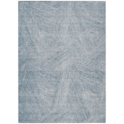 LOOMLAN Rugs Terra Blue Washable Indoor-Outdoor Rug
