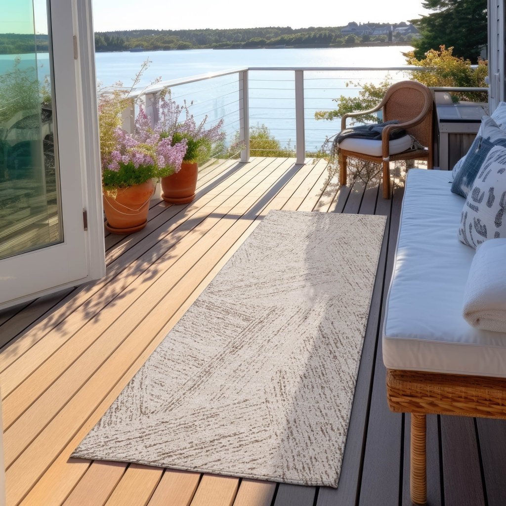 LOOMLAN Rugs Terra Brown Washable Indoor-Outdoor Rug