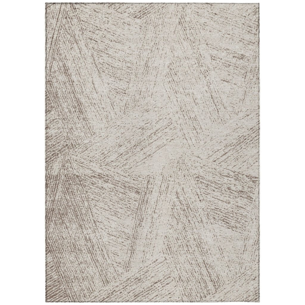 LOOMLAN Rugs Terra Brown Washable Indoor-Outdoor Rug