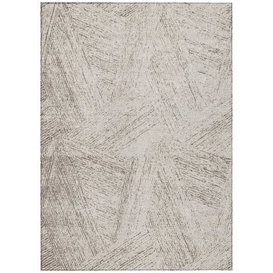 LOOMLAN Rugs Terra Brown Washable Indoor-Outdoor Rug