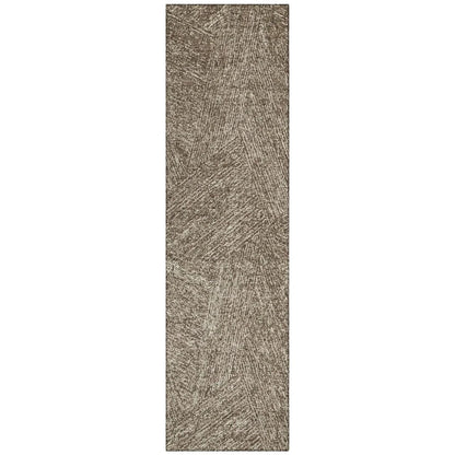 LOOMLAN Rugs Terra Chocolate Washable Indoor-Outdoor Rug