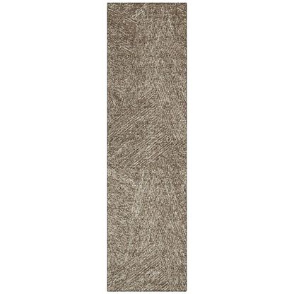 LOOMLAN Rugs Terra Chocolate Washable Indoor-Outdoor Rug