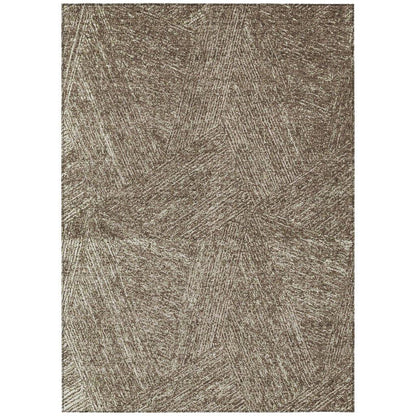 LOOMLAN Rugs Terra Chocolate Washable Indoor-Outdoor Rug