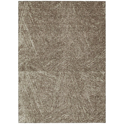 LOOMLAN Rugs Terra Chocolate Washable Indoor-Outdoor Rug
