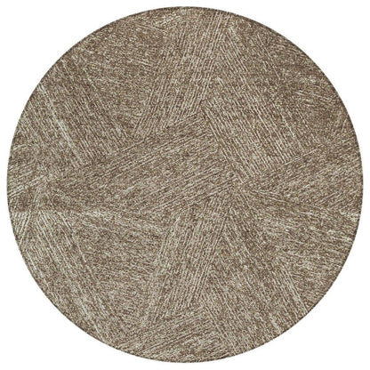 LOOMLAN Rugs Terra Chocolate Washable Indoor-Outdoor Rug