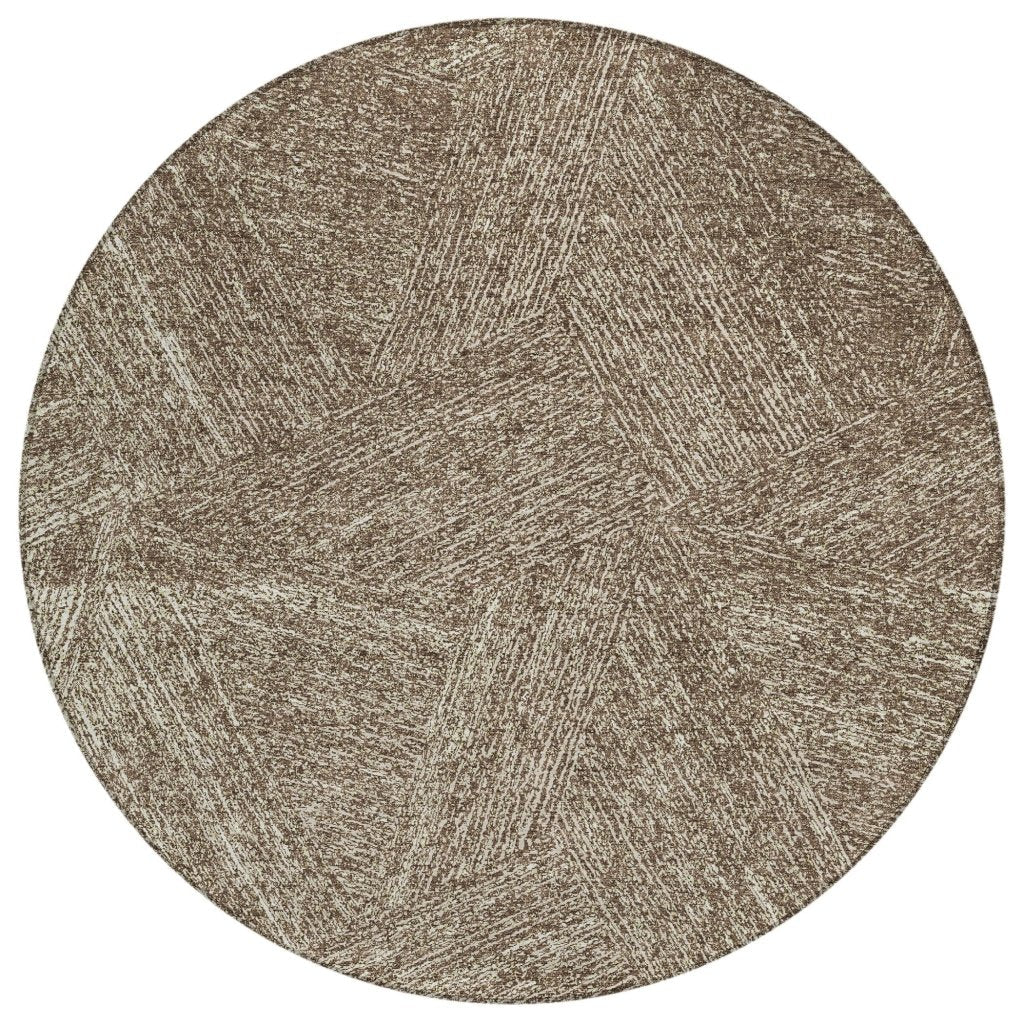 LOOMLAN Rugs Terra Chocolate Washable Indoor-Outdoor Rug