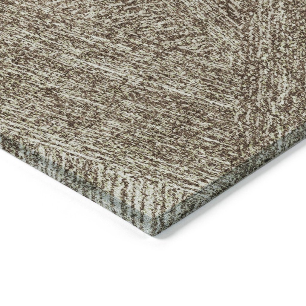 LOOMLAN Rugs Terra Chocolate Washable Indoor-Outdoor Rug