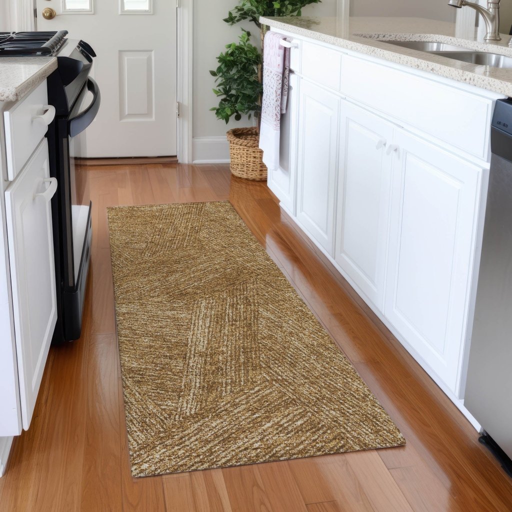 LOOMLAN Rugs Terra Gold Washable Indoor-Outdoor Rug