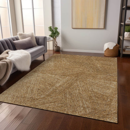 LOOMLAN Rugs Terra Gold Washable Indoor-Outdoor Rug