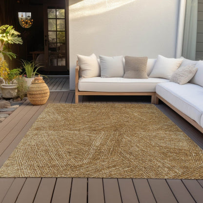 LOOMLAN Rugs Terra Gold Washable Indoor-Outdoor Rug