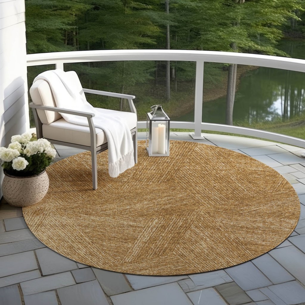LOOMLAN Rugs Terra Gold Washable Indoor-Outdoor Rug