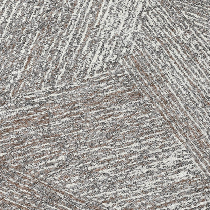 LOOMLAN Rugs Terra Gray Washable Indoor-Outdoor Rug