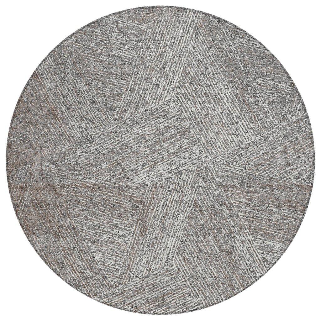 LOOMLAN Rugs Terra Gray Washable Indoor-Outdoor Rug