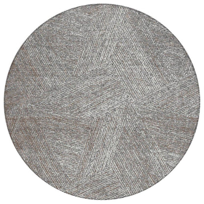 LOOMLAN Rugs Terra Gray Washable Indoor-Outdoor Rug