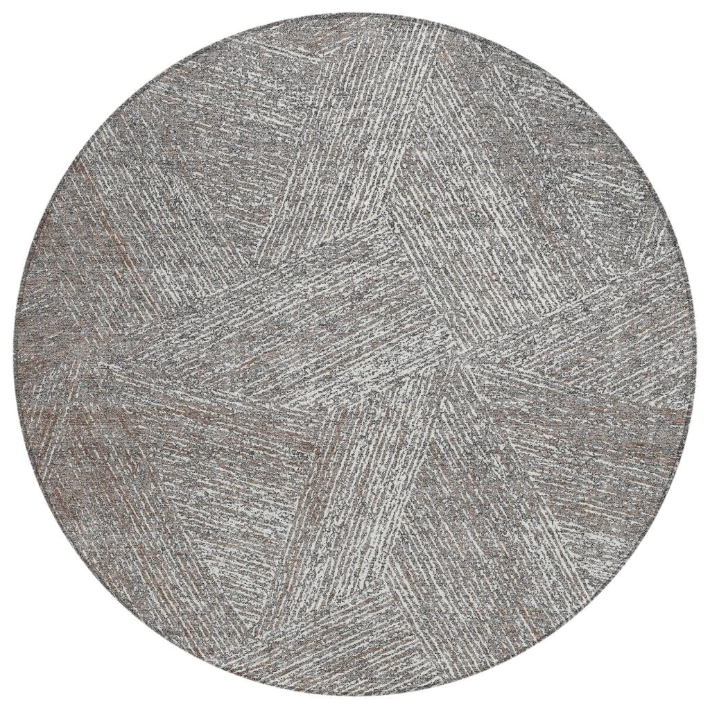 LOOMLAN Rugs Terra Gray Washable Indoor-Outdoor Rug