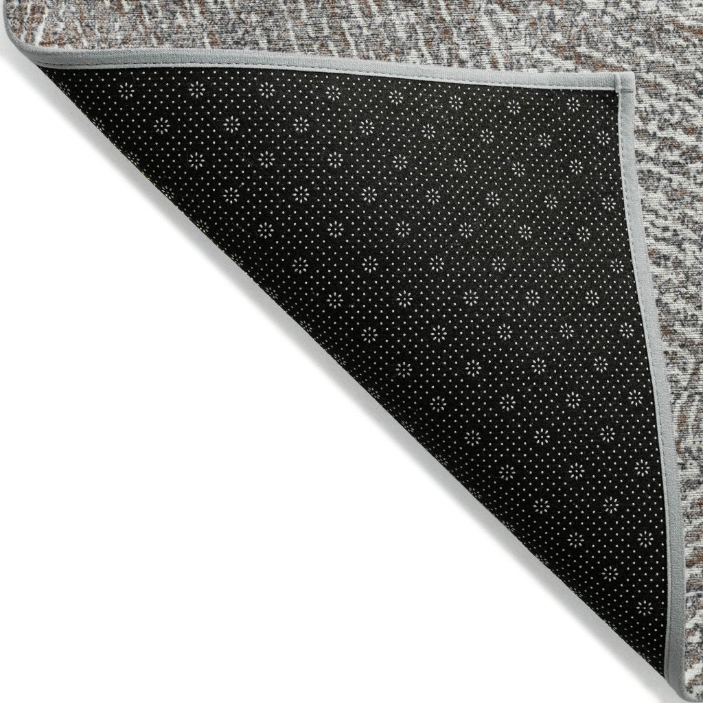 LOOMLAN Rugs Terra Gray Washable Indoor-Outdoor Rug