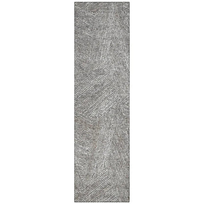 LOOMLAN Rugs Terra Gray Washable Indoor-Outdoor Rug
