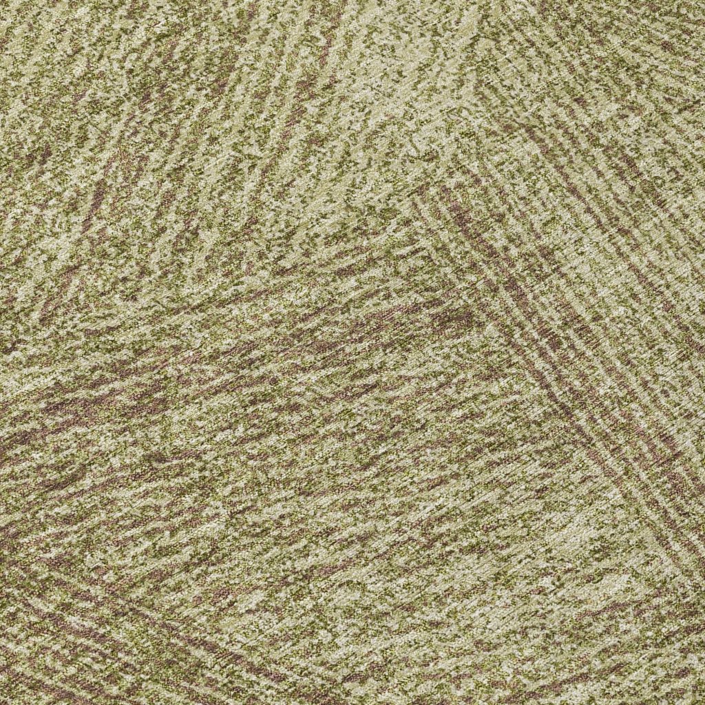 LOOMLAN Rugs Terra Green Washable Indoor-Outdoor Rug