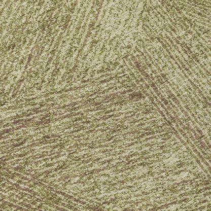 LOOMLAN Rugs Terra Green Washable Indoor-Outdoor Rug