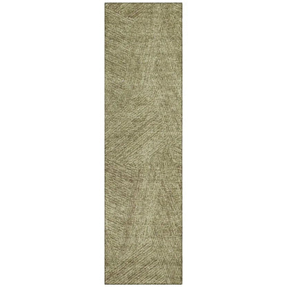 LOOMLAN Rugs Terra Green Washable Indoor-Outdoor Rug