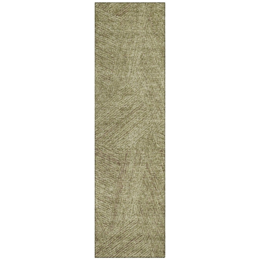 LOOMLAN Rugs Terra Green Washable Indoor-Outdoor Rug