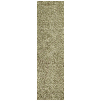 LOOMLAN Rugs Terra Green Washable Indoor-Outdoor Rug