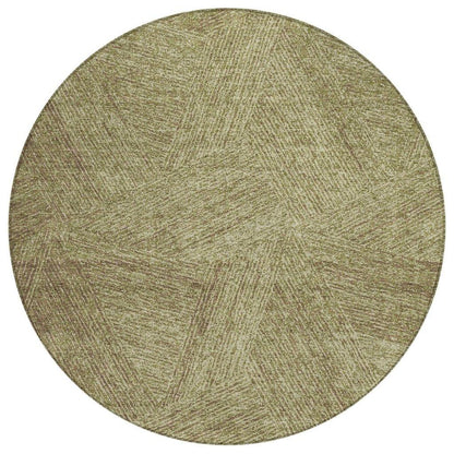 LOOMLAN Rugs Terra Green Washable Indoor-Outdoor Rug