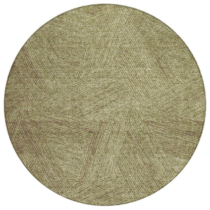 LOOMLAN Rugs Terra Green Washable Indoor-Outdoor Rug