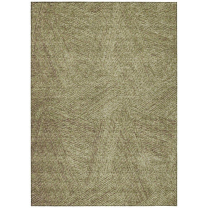 LOOMLAN Rugs Terra Green Washable Indoor-Outdoor Rug
