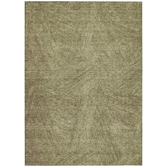 LOOMLAN Rugs Terra Green Washable Indoor-Outdoor Rug