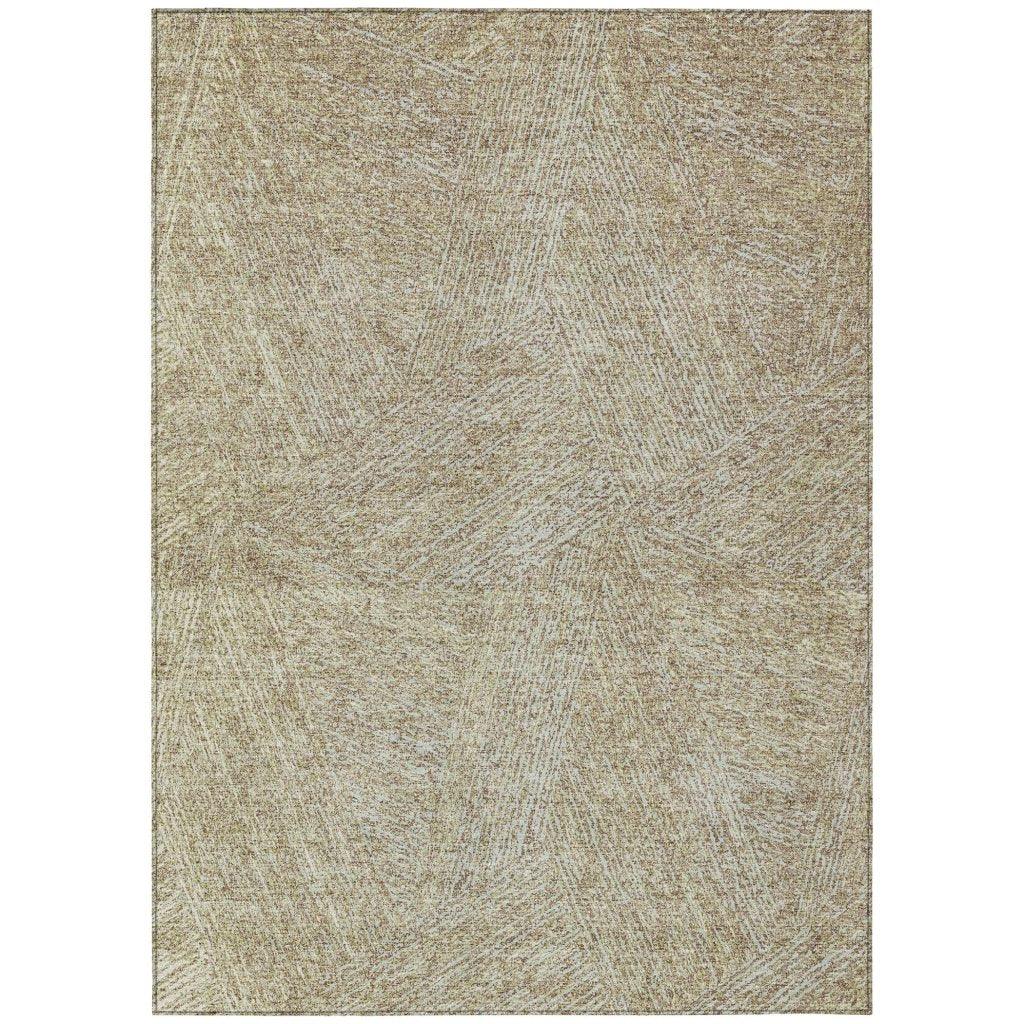 LOOMLAN Rugs Terra Ivory Washable Indoor-Outdoor Rug