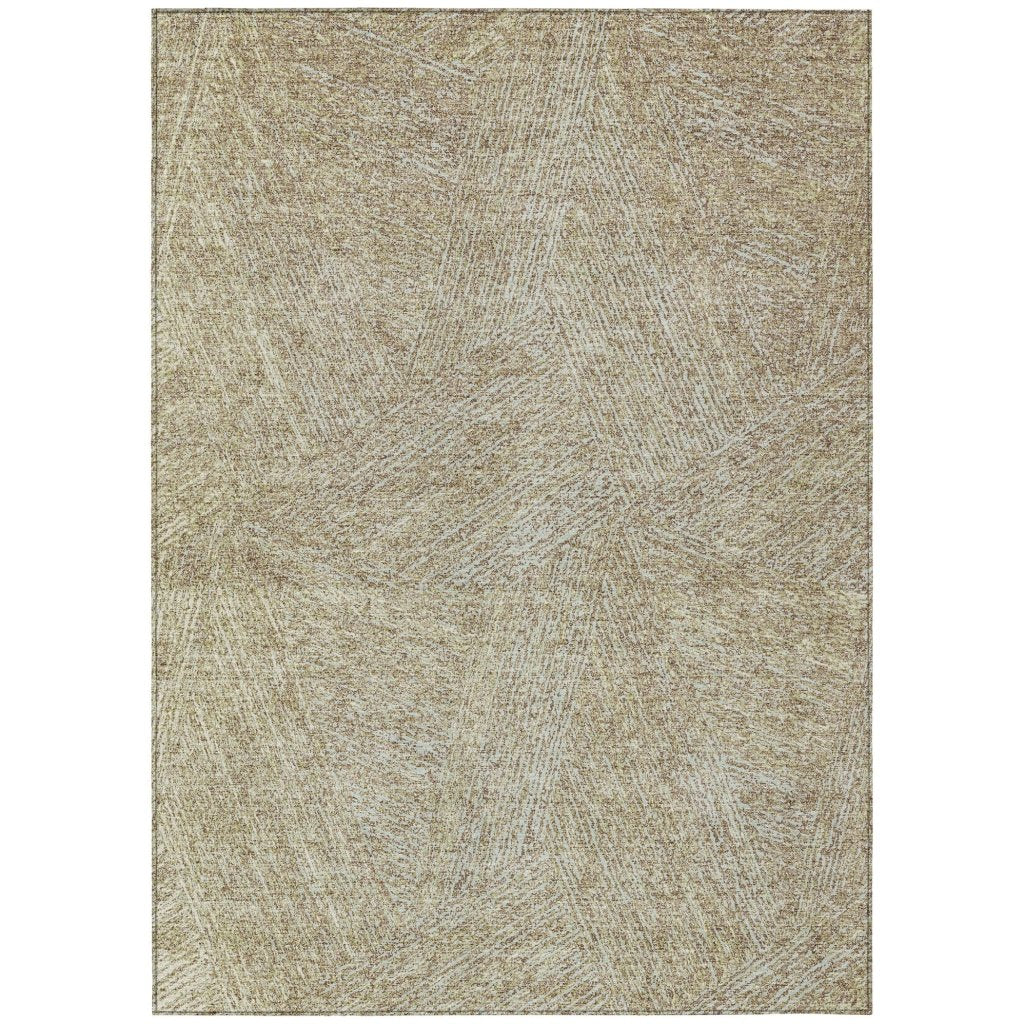 LOOMLAN Rugs Terra Ivory Washable Indoor-Outdoor Rug