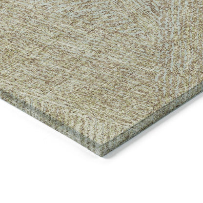 LOOMLAN Rugs Terra Ivory Washable Indoor-Outdoor Rug