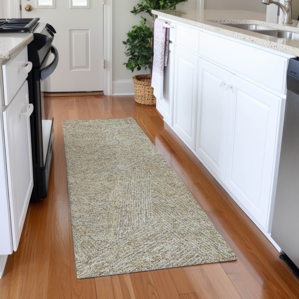 LOOMLAN Rugs Terra Ivory Washable Indoor-Outdoor Rug