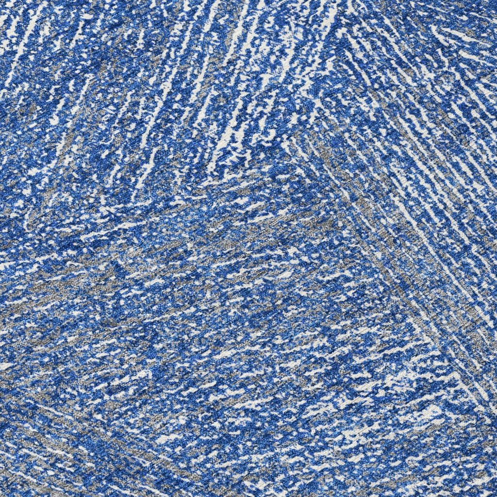 LOOMLAN Rugs Terra Navy Washable Indoor-Outdoor Rug