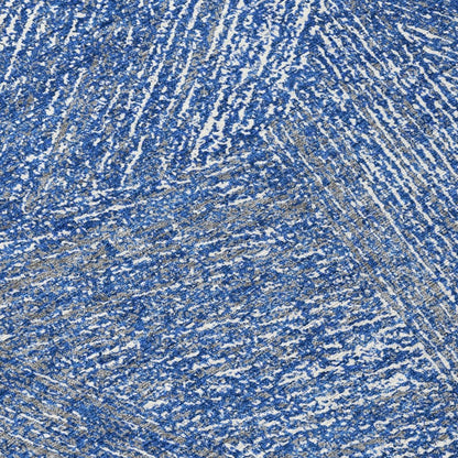 LOOMLAN Rugs Terra Navy Washable Indoor-Outdoor Rug