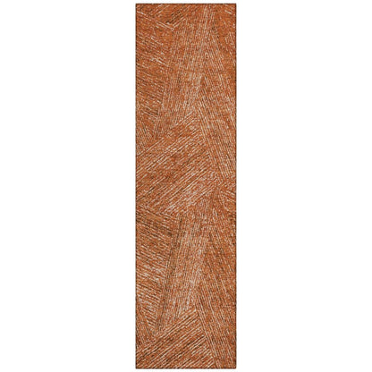 LOOMLAN Rugs Terra Orange Washable Indoor-Outdoor Rug