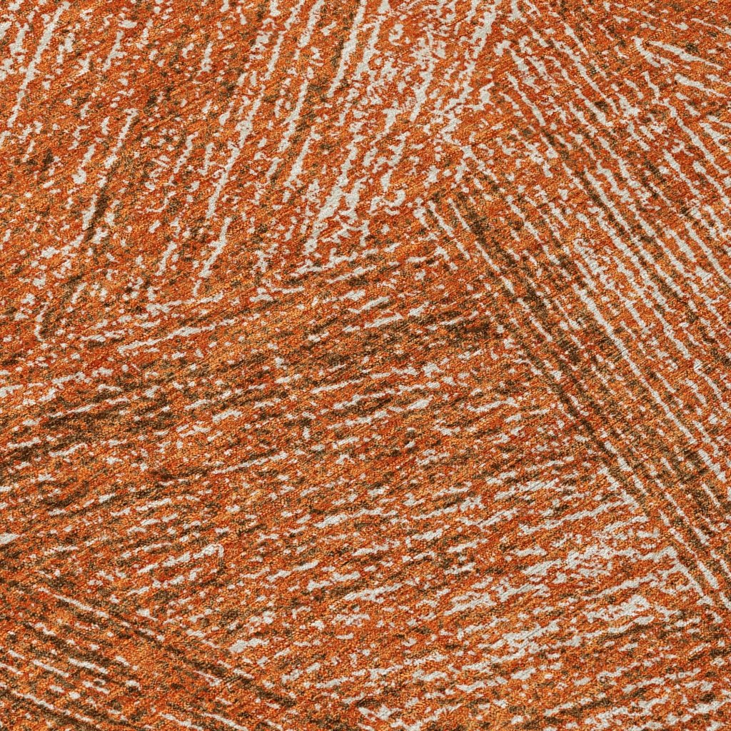 LOOMLAN Rugs Terra Orange Washable Indoor-Outdoor Rug